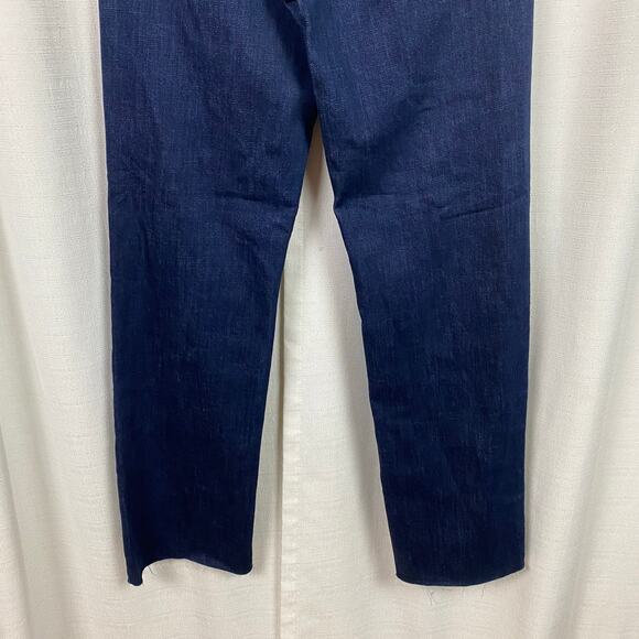 Judy Blue Dark Wash Straight Fit High Waist Raw hem Jeans Sz.9/29 NWT - Picture 12 of 15